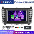 Carplay Android 13 2+32G Autoradio GPS DAB+ Kamera Für Benz C/CLC W203 CLK W209