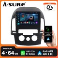 4+64G Android 14 Autoradio GPS NAV CarPlay DAB+ 4G DSP Für Hyundai i30 2006-2011