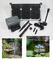 20W Solarpumpe Akku Solar Teichpumpe Gartenpumpe Pumpe Batterie Gartenteichpumpe