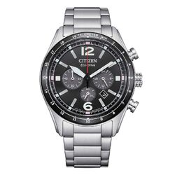 Citizen Eco-Drive Aviator Cron Herrenuhr Chronograph Stahl CA4654-55E