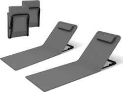 WOLTU Strandmatte Strandliege Rückenlehne verstellbar Sonnenliege Strand faltbar