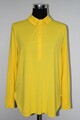 Peter Hahn Damen langarm Bluse Jersey Blusenshirt gelb Gr 38 Top Zustand
