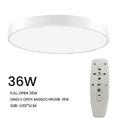 36W LED Deckenleuchte Dimmbar Deckenlampe Wohnzimmer Badlampe mit Fernbedienung