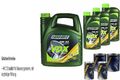 8 L FANFARO Motoröl VDX 5W30 API SN/CF EXPERT Line Öl 4xMANNOL Leak Stop Flush 