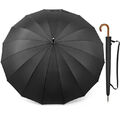 Regenschirm sturmsicher Automatik Golf Herren Schirm stabil Windfest-Groß 123CM