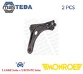L38513 LINKS RECHTS QUERLENKER SATZ VORNE OUTER NIEDRIGER MONROE 2PCS NEU