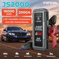 TOPDON JS2000 Auto Starthilfe Jump Starter Ladegerät Booster 16000mAh Powerbank