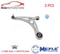 LINKS RECHTS QUERLENKER SATZ VORNE NIEDRIGER MEYLE 37-16 050 0079 2PCS A NEU