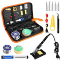 Lötkolben Set Lötset 60W Lötstation Temperatur Einstellbar Soldering Iron Wire