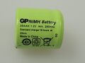 GP25AAH 1/3AA Mignon Industrie Akku 1,2 Volt Ni-MH, 250mAh  25AAH