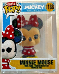 DISNEY - Funko Bitty POP! Minnie Mouse #1188. 1" Figur. Neu