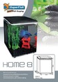 SuperFish Home 8 Aquarium Set schwarz oder weiß, für Garnelen oder Kampffische