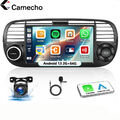 Für Fiat 500 2007-15 Apple Carplay Autoradio 2+64GB Android 13 GPS NAVI SWC WIFI