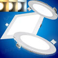 3W-24W LED Panel ultraslim Einbaustrahler Deckenleuchte Einbauleuchte flach rund