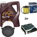 BOSCH Inspektionspaket 5L MANNOL Elite 5W-40 für VW Audi Golf V 1K1 5M1 521