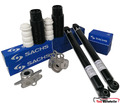 2x SACHS Stoßdämpfer + Domlager hinten für Opel Corsa D Fiat Grande Punto
