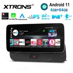 10,25" Qualcomm 8-Core Autoradio Android 4G+64GB IPS LTE 4G GPS Navi für Audi Q5