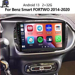 KAM+ 2+32G Für Smart Fortwo 453 2014-2019 Android 13 CarPlay Autoradio GPS WIFI