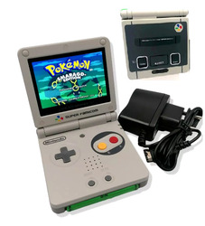 Gameboy Advance SP SNES IPS V5 LCD Bildschirm AGS 101 Nintendo Gameboy 1050mAh 
