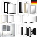  Badspiegel Spiegelschrank mit LED Beleuchtung Badezimmerspiegel Bad Spiegel