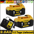 Für DeWalt DCB184 Akku 18V 9,0Ah XR Li-Ion Batterie Für DCB182 DCB205-2 DCB200-2