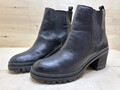 TAMARIS DAMENSCHUHE CHELSEA/ANKLE BOOTS STIEFEL STIEFELETTEN  GR:39 UK:6 SCHWARZ