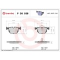 Bremsbelagsatz Scheibenbremse Brembo P06056 Prime Line für Bmw Hinterachse