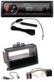 Pioneer MP3 DAB 1DIN AUX USB Autoradio für Hyundai i20 08-11 Rubber-Touch Ablage