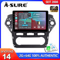 2G+64G Android 14 Autoradio Für Ford Mondeo MK4 2011-2013 Apple CarPlay GPS Navi