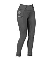Reithose Felix Bühler Grip-Winterreitleggings Kassandra Gr.36, Farbe Schwarz