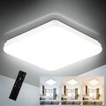 36W LED Deckenleuchte Deckenlampe Dimmbar mit Fernbedienung Wohnzimmer Lampe