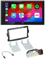 JVC Bluetooth USB MP3 2DIN DAB Autoradio für Dacia Dokker Logan Duster Lodgy pia