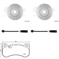 HELLA PAGID BREMSENSET 360mm VORNE passend für MERCEDES C/S-KLASSE W205