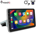 10.1 Zoll Android 13 Autoradio 1 DIN CarPlay GPS NAVI USB BT WiFi Rückfahrkamera
