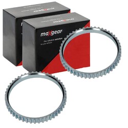 2X MAXGEAR ABS-SENSORRINGE VORNE BEIDSEITIG PASSEND FÜR VOLVO 850 C30 C70 S60
