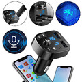 Auto Wireless Bluetooth 5.0 Fm Sender Adapter 2Usb Pd Ladegerät Bt ▽