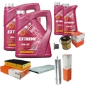 MAHLE Inspektionspaket 12L MANNOL 5W-40 Extreme passend für BMW 7er 740d