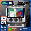 DAB Für Ford Focus Transit MK7 S-Max Carplay Android 14 2+32G Autoradio GPS NAVI
