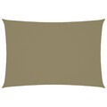 vidaXL Sonnensegel Oxford-Gewebe Rechteckig 2,5x4,5 m Beige