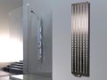 Badheizkörper Design broken Mirror 3, 180x47 cm, Edelstahl mattiert (Heizkörper)