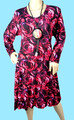 Kleid Bluse Longshirt Tunika Taschen Designer Abstrakt Ballon Viskose XXL 46 48