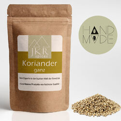 500g Koriander ganz Koriander Samen Coriander Saat ganze Körner JKR Spices