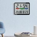 Mini Wecker Digital Tischuhr mit LCD Thermometer Hygrometer Temperaturmesser