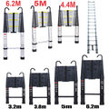 Alu Teleskopleiter 3,2-6,2m Multifunktionsleiter Mehrzweckleiter Leiter + Haken