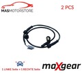 ABS SENSOR DREHZAHLFÜHLER PAAR MAXGEAR 20-0427 2PCS A FÜR RENAULT KOLEOS I