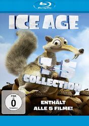 Ice Age 1+2+3+4+5 - (Voll Verschoben / Kollision voraus!) # 5-BLU-RAY-BOX-NEU