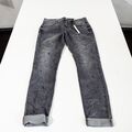 Street One - Jeans Crissi slim leg - W27 L32 - grau Sterne - NEU