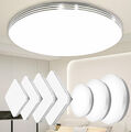 LED Deckenlampe Panel Deckenleuchte Schlafzimmer Bad Wohnzimmer Flurlampe IP44