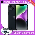 NeU Apple iPhone 14 128GB Ohne Vertrag - Ausgezeichnet Mitternacht 