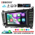 Für Benz C/CLC Klasse W203  209 7" Carplay Autoradio 2+32G Android 13 GPS NAV
